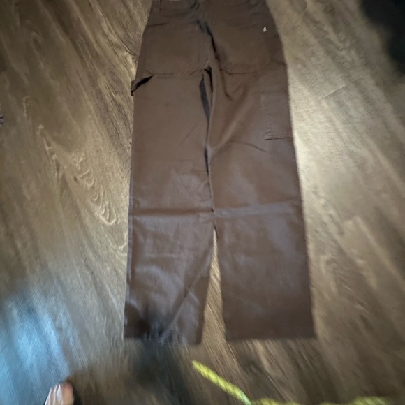 Aritzia TNA wide leg greenwhich pants - Picture 8 of 10